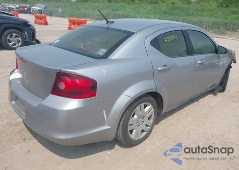 2013 Dodge Avenger Se из США, поврежденный, VIN 1C3CDZAB9DN610546